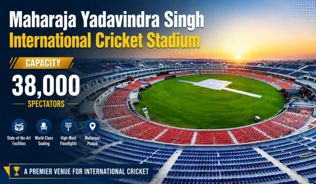 Maharaja Yadavindra Singh International Cricket Stadium capacity