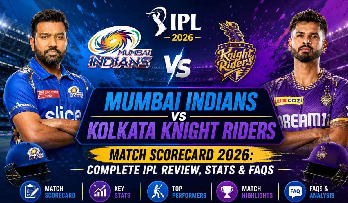 Mumbai Indians vs Kolkata Knight Riders Match Scorecard