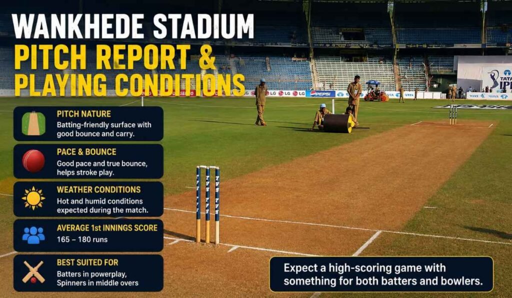 Wankhede Stadium Pitch Report